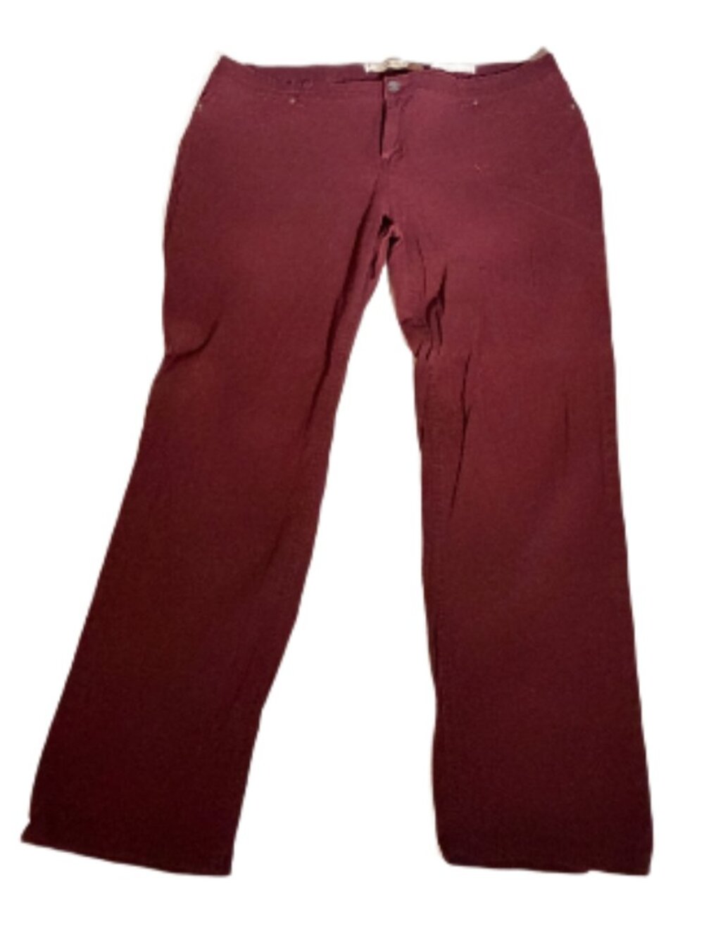 Vanilla Star Skinny Jeans in Maroon Size 18